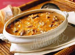Суп с маринованными грибами