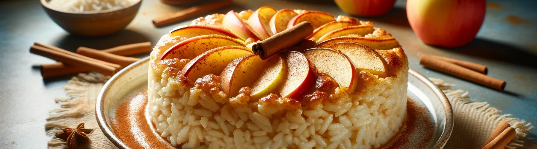Рисовая бабка с яблоками: идеальный десерт